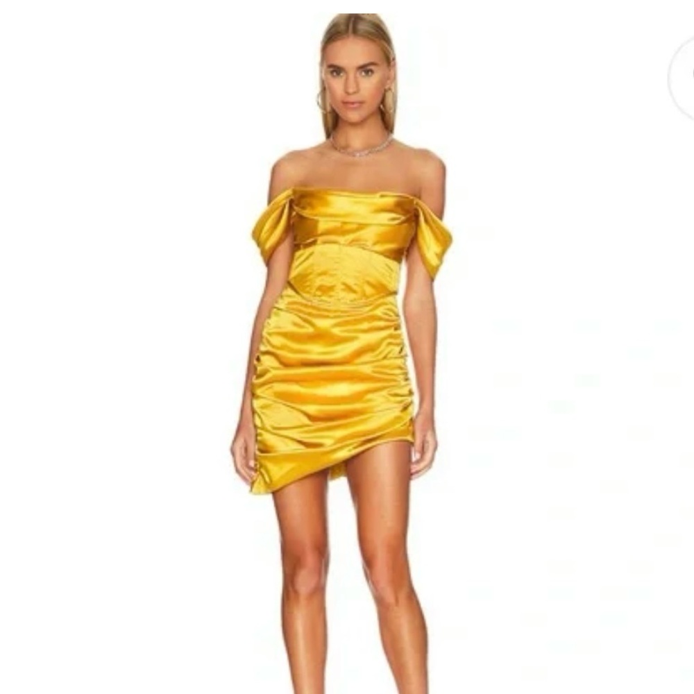 For Love And Lemons Off-Shoulder Mini Dress